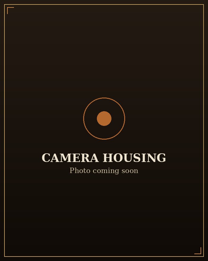 Placeholder — photo of the camera housing coming soon.